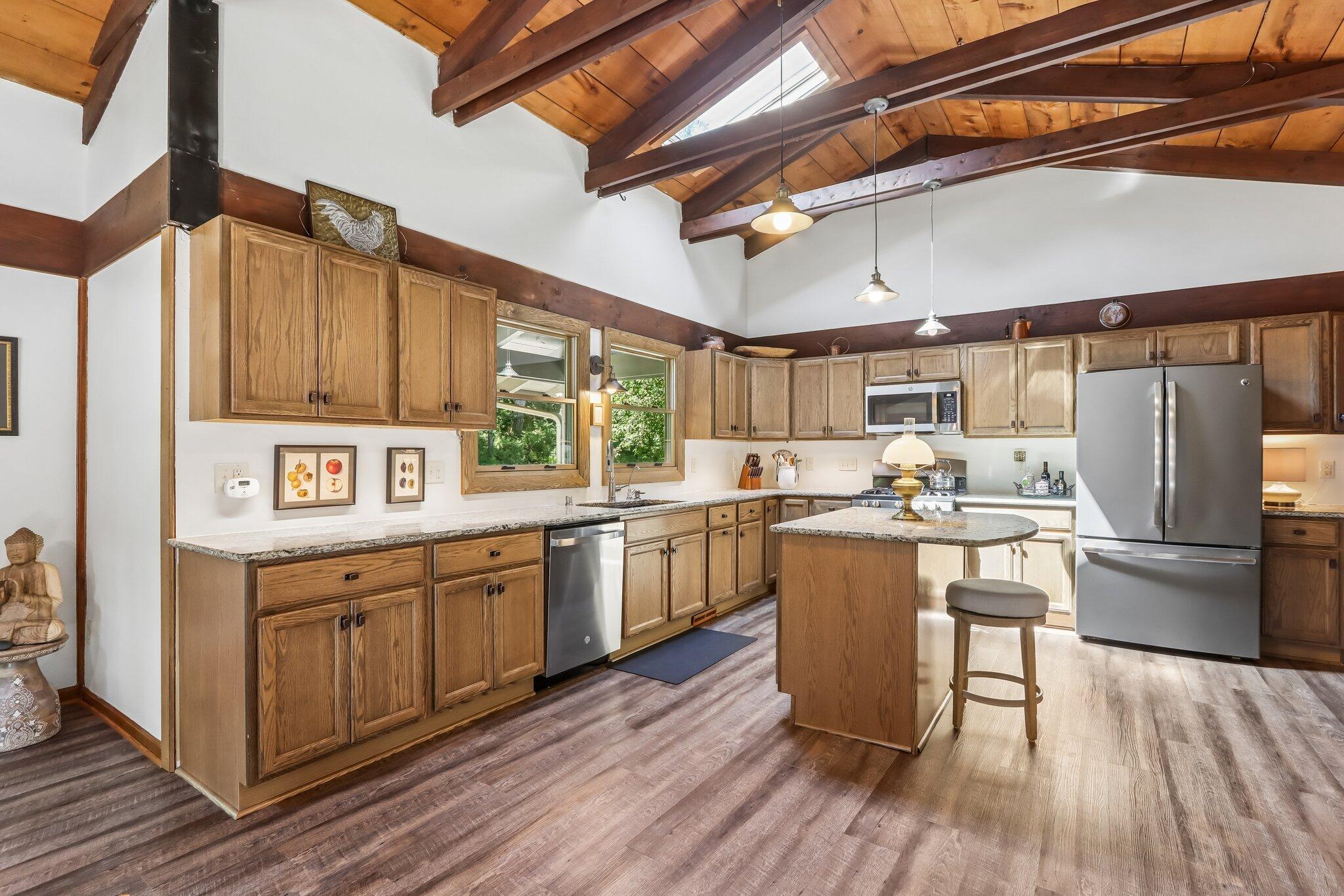 632 Mt Snowdon Road Wales, WI 53183 - Photo 8 of 59 Large Open Kitchen