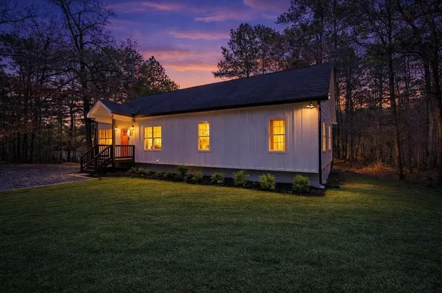 a view of a street with a park
