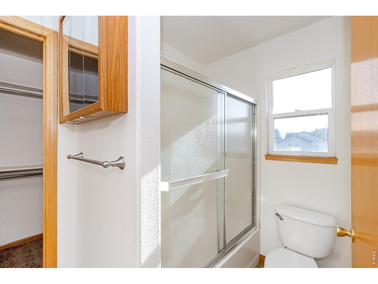 850 South Overland Trail, Unit 26 Fort Collins, CO 80521 - Photo 21 of 36 a bathroom with a shower and a toilet