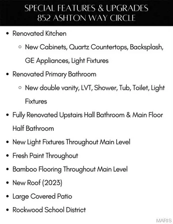 $490,000 | 852 Ashton Way Circle, Eureka, MO 63025