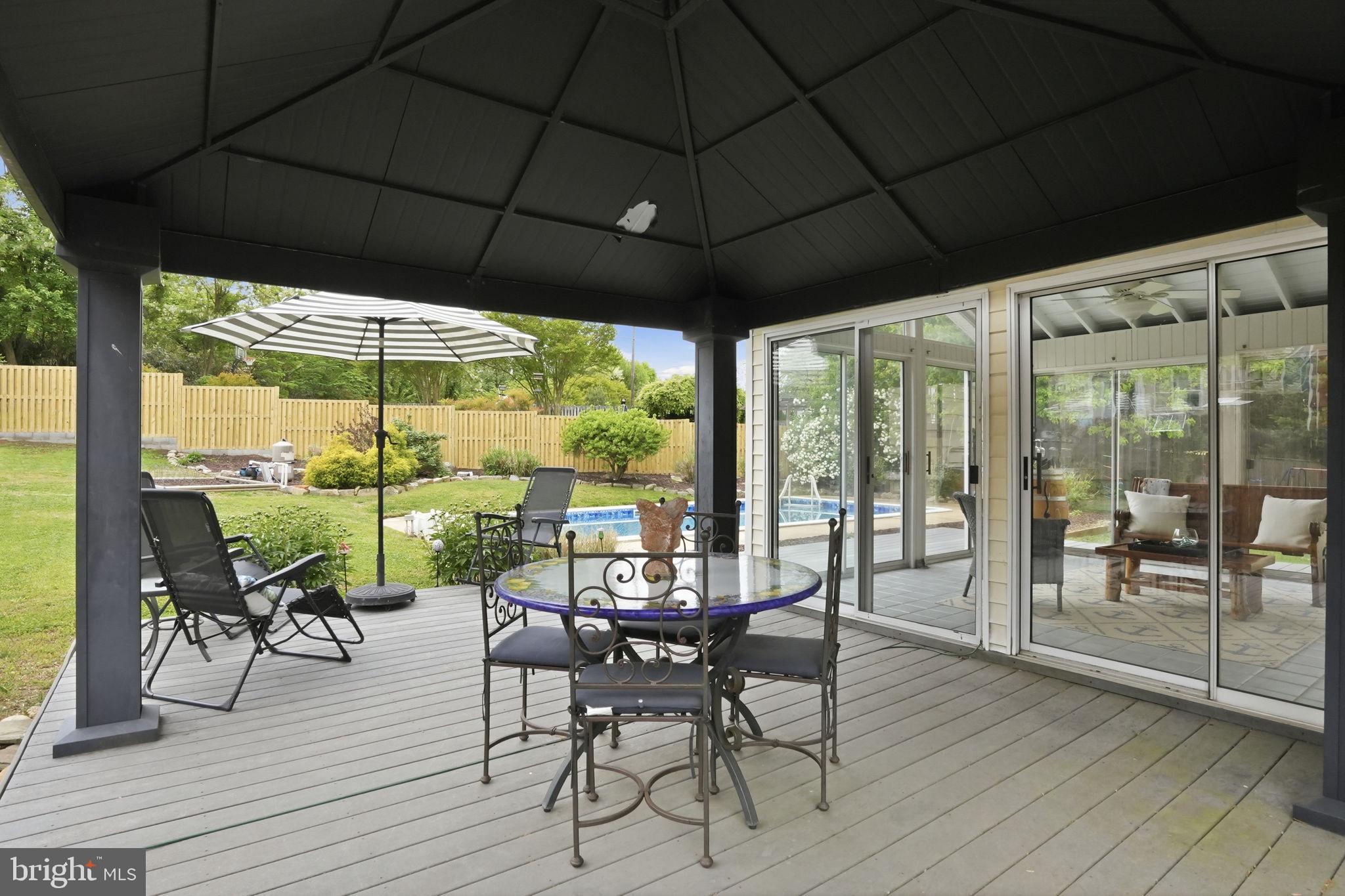 1609 Cedar Park Road Annapolis, MD 21401 - Photo 12 of 43 Oversized, maintenance free deck w/ gazebo