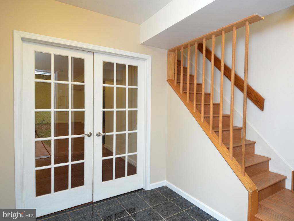 Entry_Foyer w/French doors to family room