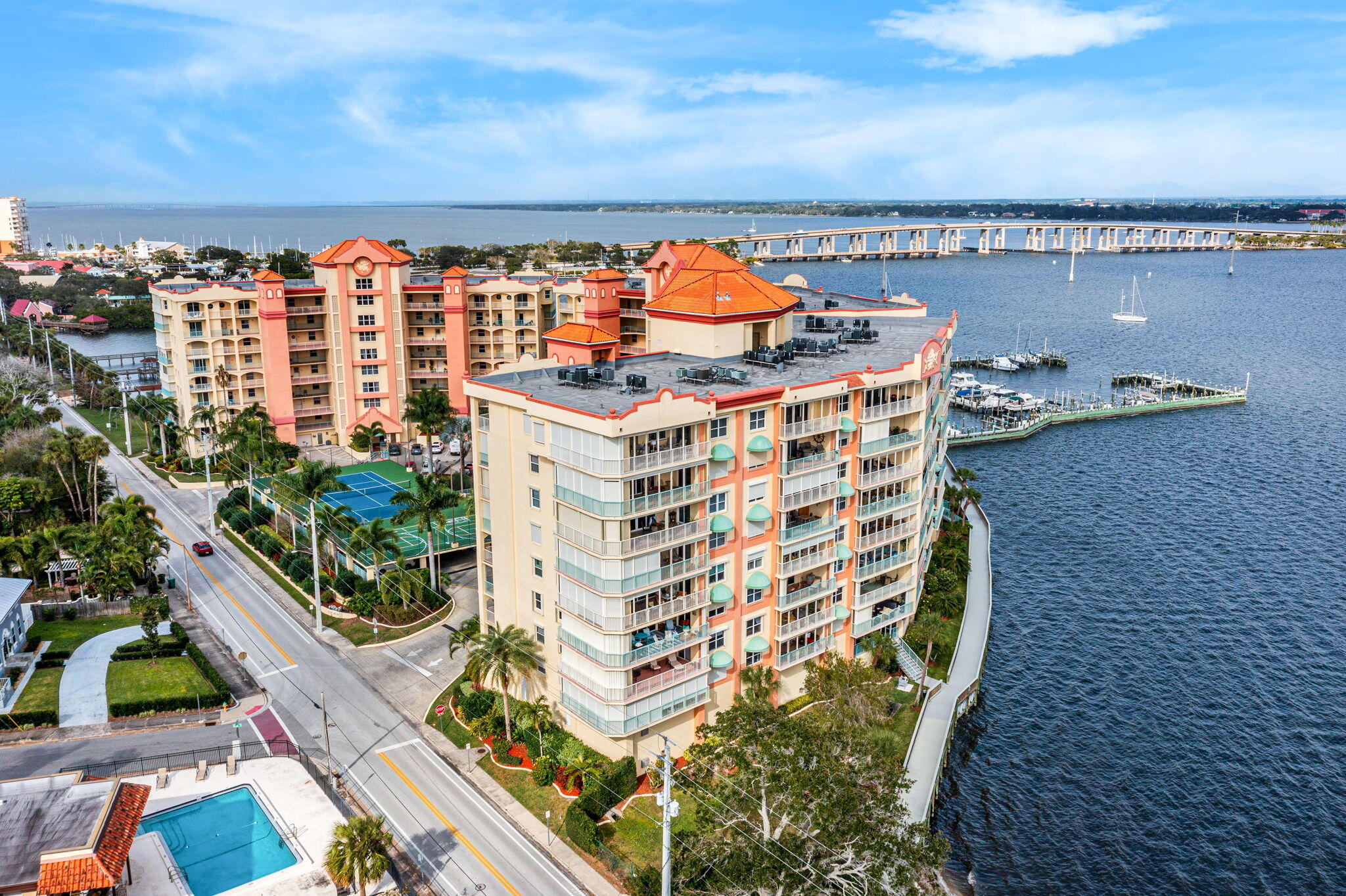 104 Riverside Drive, Unit 903 Cocoa, FL 32922 - Photo 64 of 90 Oleander Point Aerial Views