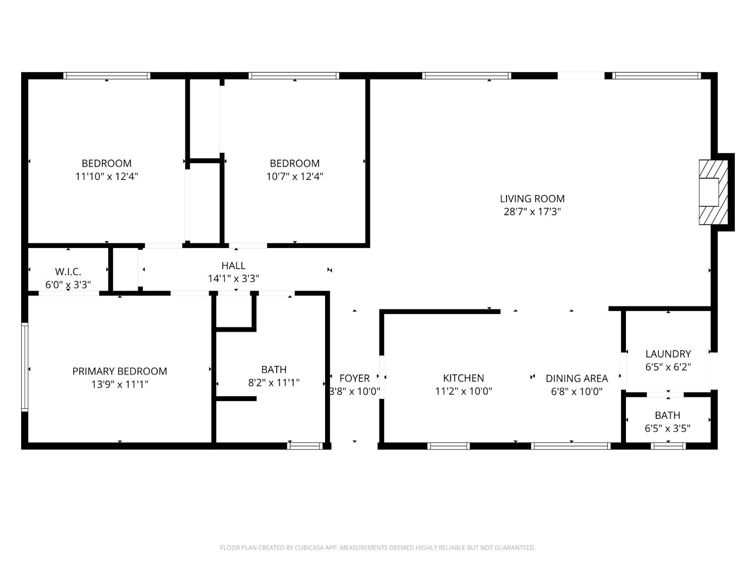 4031 East Pontiac Way Fresno, CA 93726 - Photo 46 of 46 a picture of a floor plan