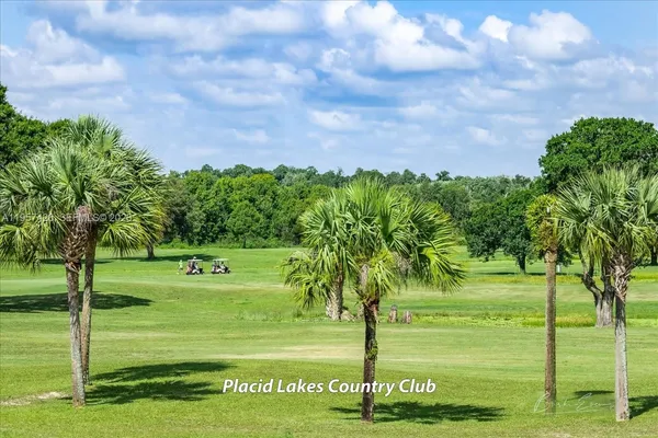 a view of a golf course