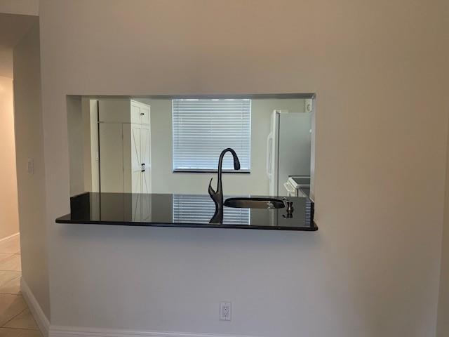 6373 Boca Circle Boca Raton, FL 33433 - Photo 11 of 22 a bathroom with a sink and a mirror