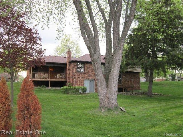 17230 Wayne Road Livonia, MI 48152 - Photo 24 of 25 back with mature tree.JPG