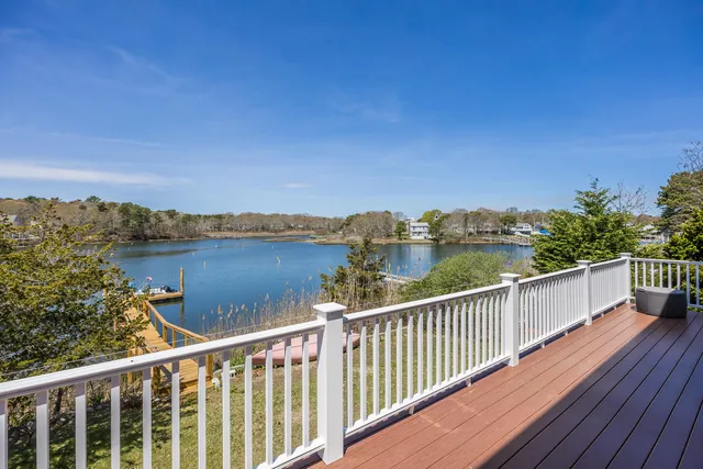 a view of a city skyline from a balcony