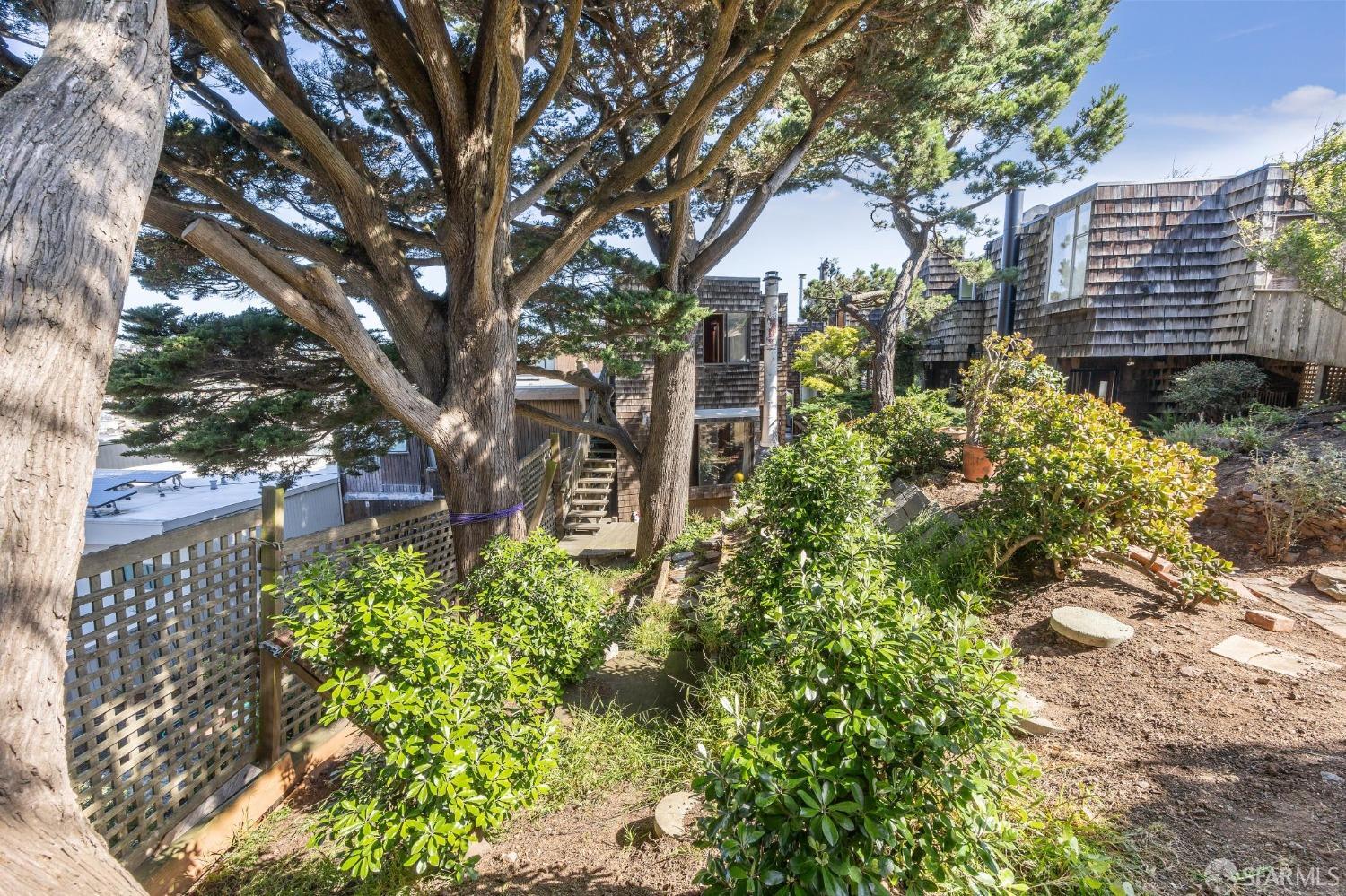 4071 20th Street San Francisco, CA 94114 - Photo 24 of 27 a backyard of a house with lots of green space