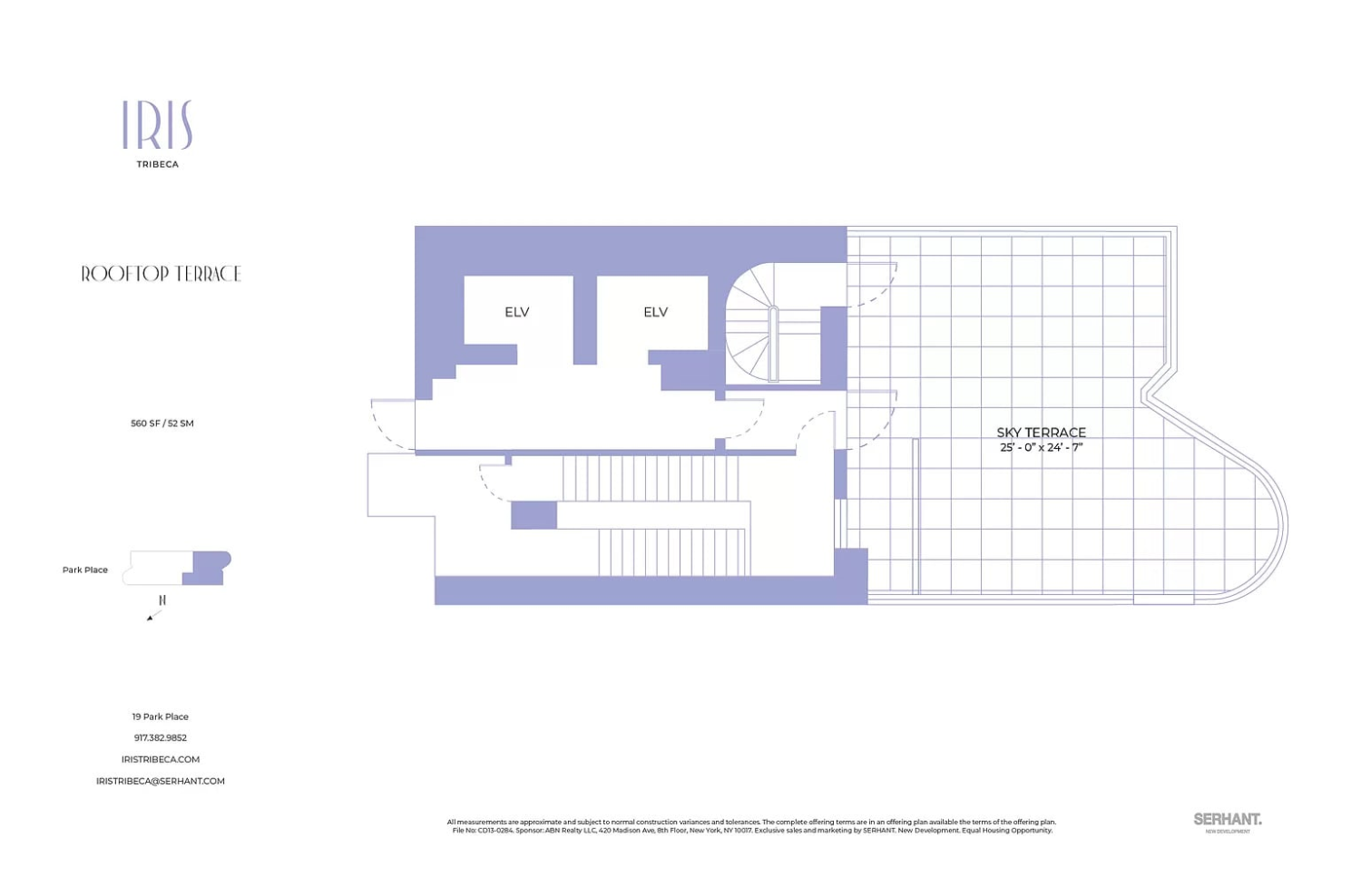 19 Park Place, Unit PH Manhattan, NY 10007 - Photo 17 of 17 a picture of a floor plan
