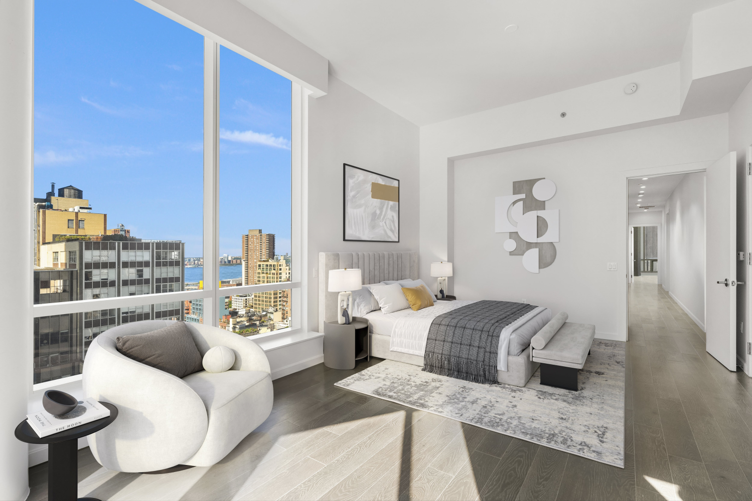 19 Park Place, Unit PH Manhattan, NY 10007 - Photo 8 of 17 a living room with furniture and a couch