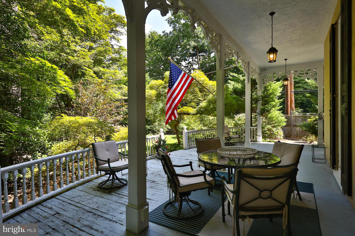 41 South Providence Road Wallingford, PA 19086 - Photo 17 of 92 Side Porch off Sun Porch / Formal Living Room
