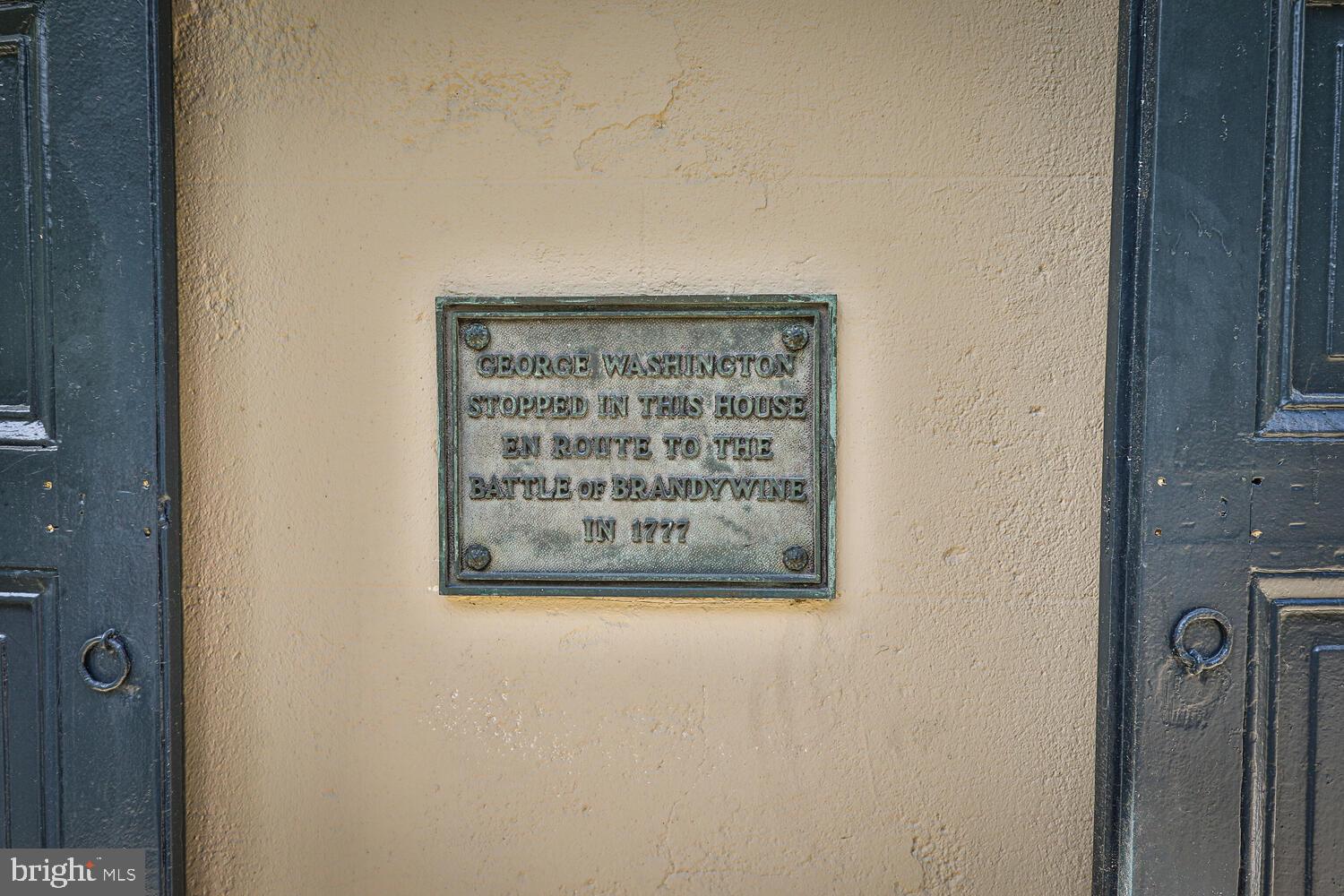 41 South Providence Road Wallingford, PA 19086 - Photo 3 of 92 George Washington Historical Plaque