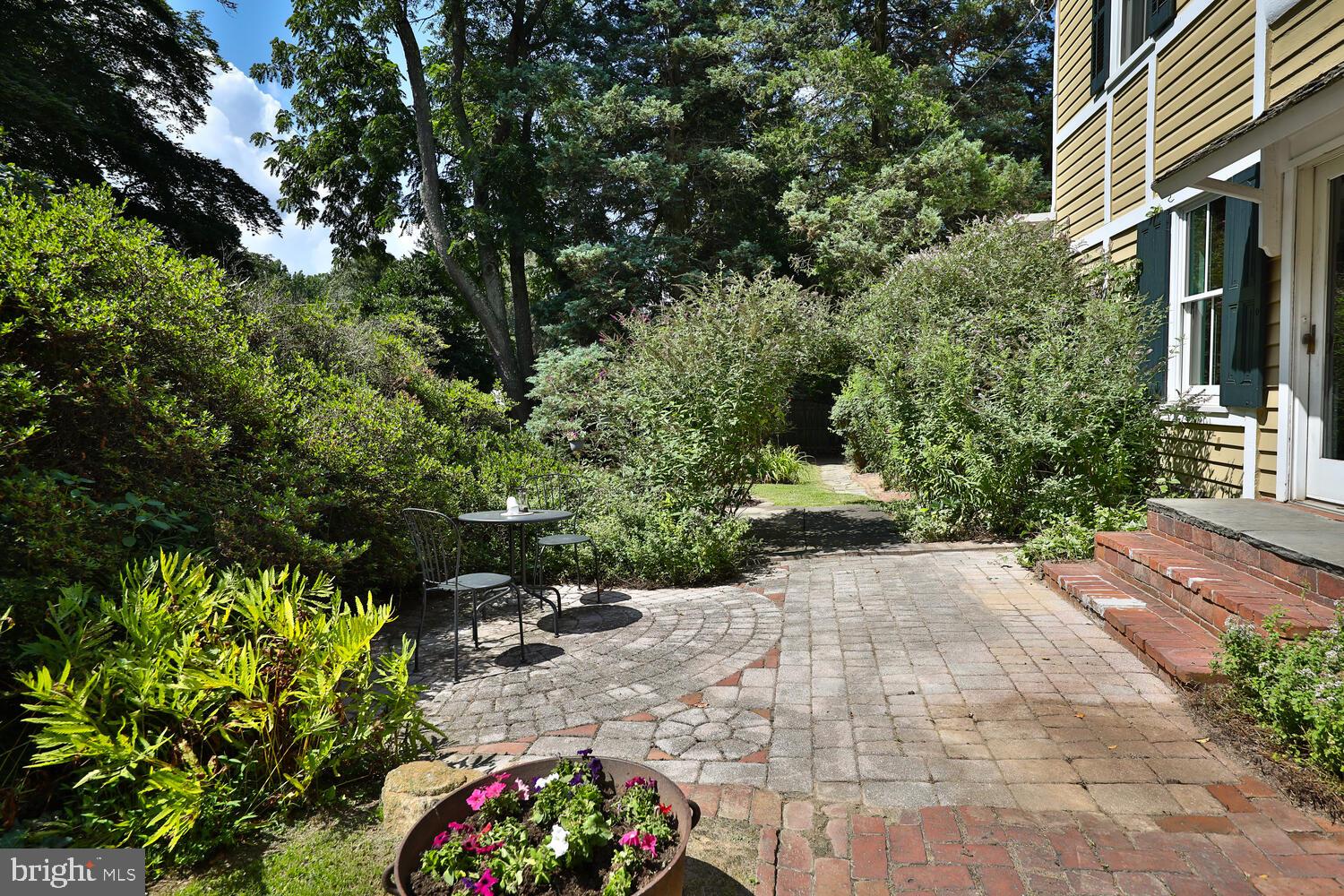 41 South Providence Road Wallingford, PA 19086 - Photo 34 of 92 Hardscaped Area Outside Kitchen