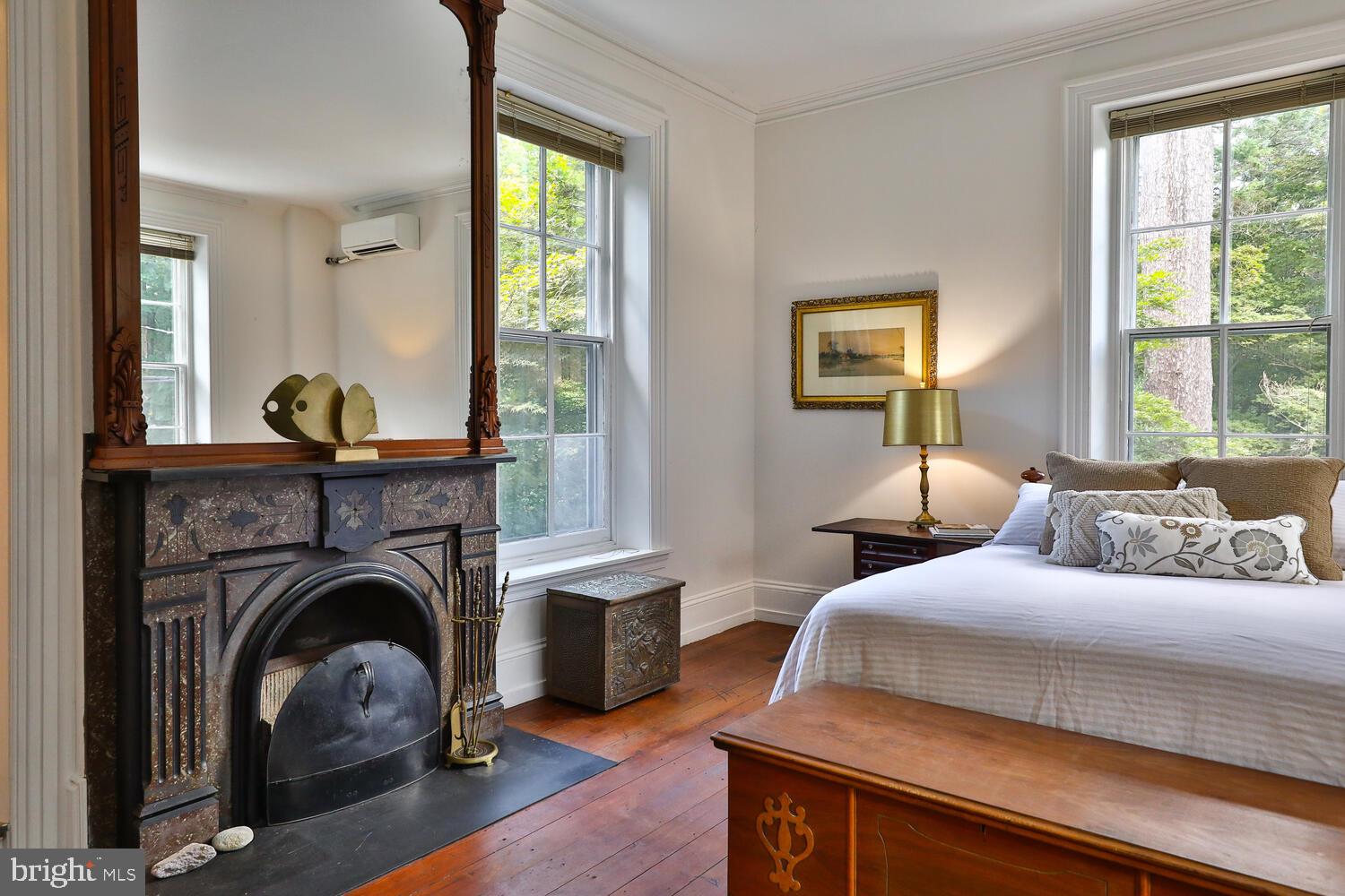 41 South Providence Road Wallingford, PA 19086 - Photo 58 of 92 Primary Bedroom w/ En Suite Bathroom and Fireplace