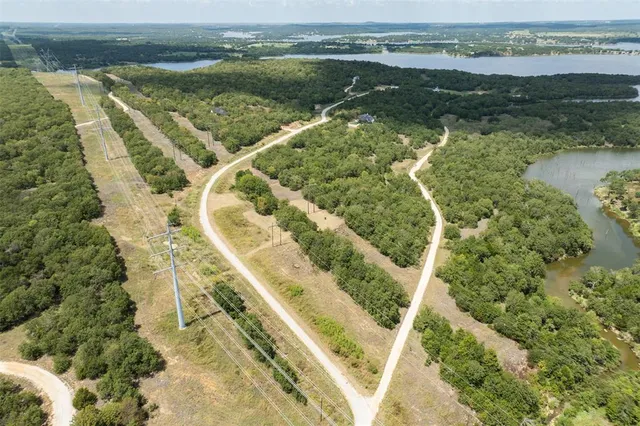 an aerial view of beach