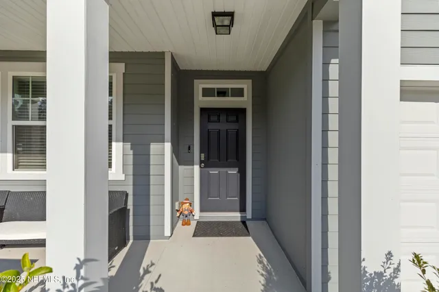 a balcony view with a outdoor space