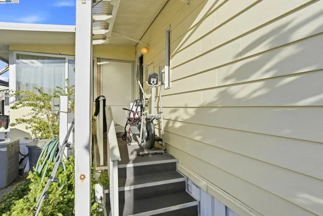 a view of front door