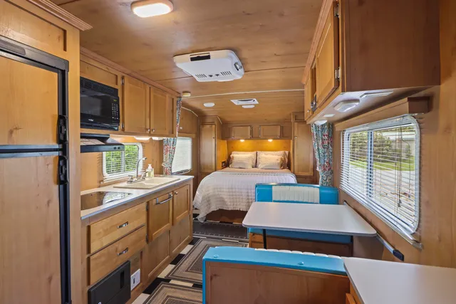 a very nice looking room with a large window