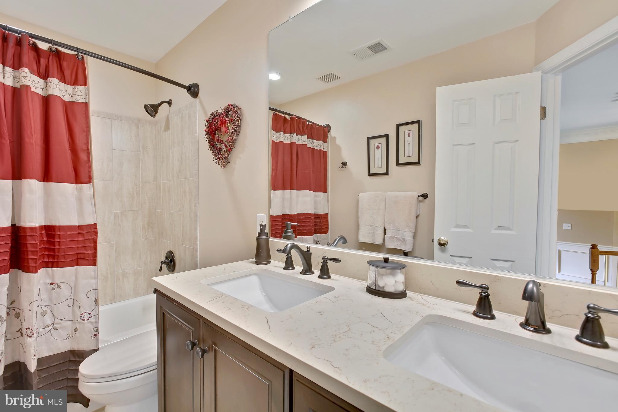 18255 Maple Spring Court Leesburg, VA 20176 - Photo 21 of 30 Renovated Bath w Ample Storage in Dual Vanity