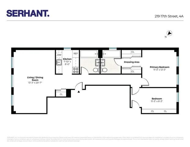 $995,000 | 219 17th Street, Unit 4/A | Park Slope