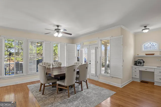 a room with furniture and chandelier