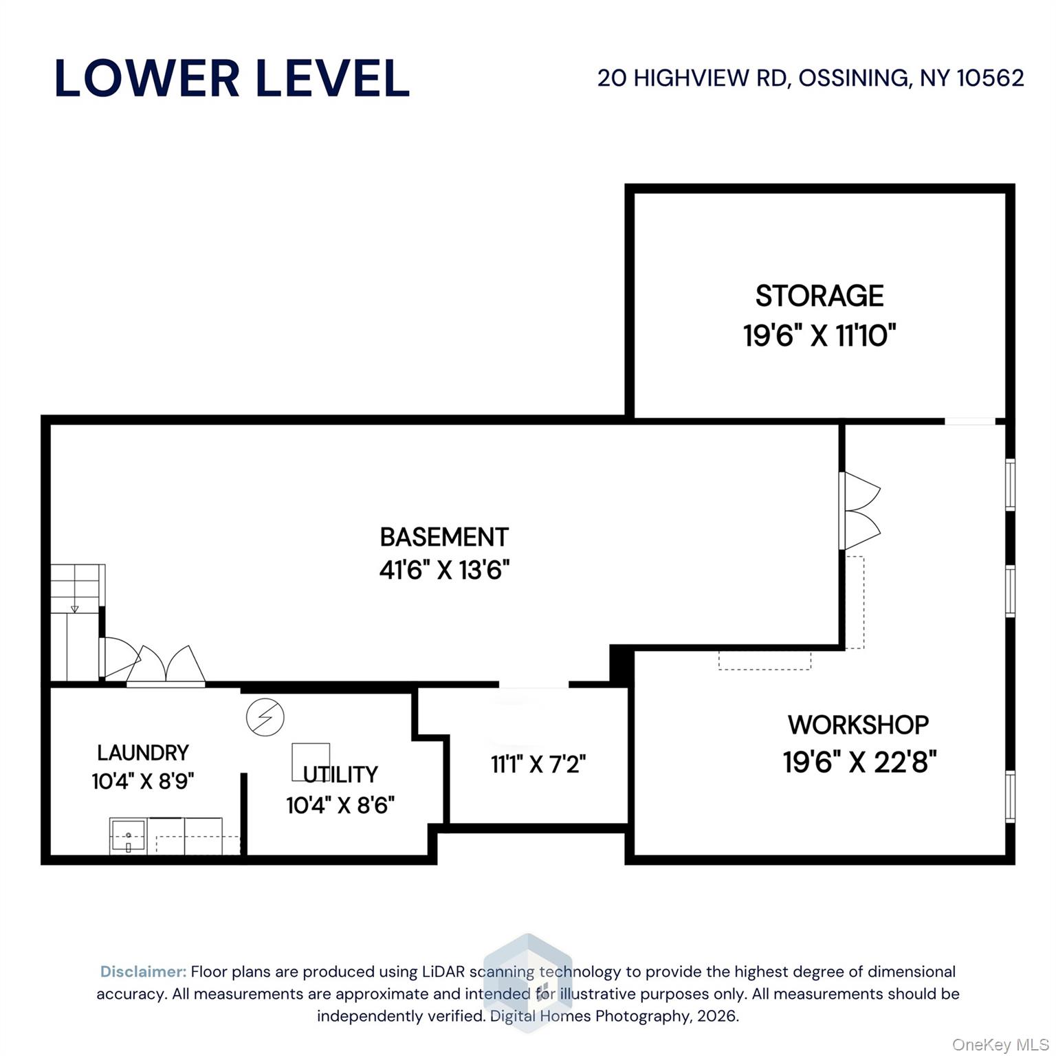 20 Highview Road Ossining, NY 10562 - Photo 27 of 28 Lower Level Plans