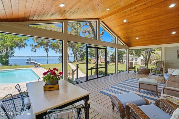 a view of outdoor space with lake view