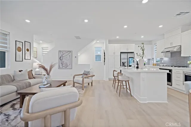 a view of a balcony from a window