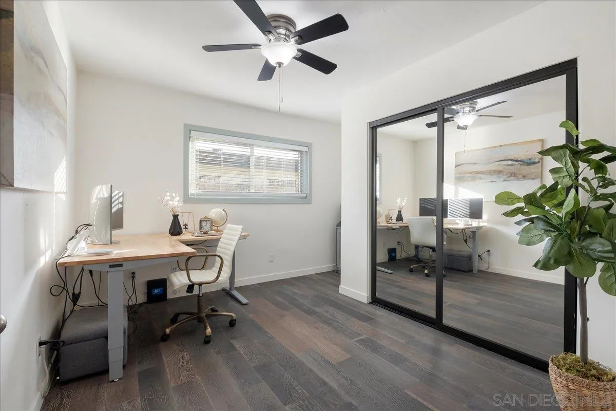 941 8th Street Imperial Beach, CA 91932 - Photo 15 of 22 a view of a workspace with furniture and a window