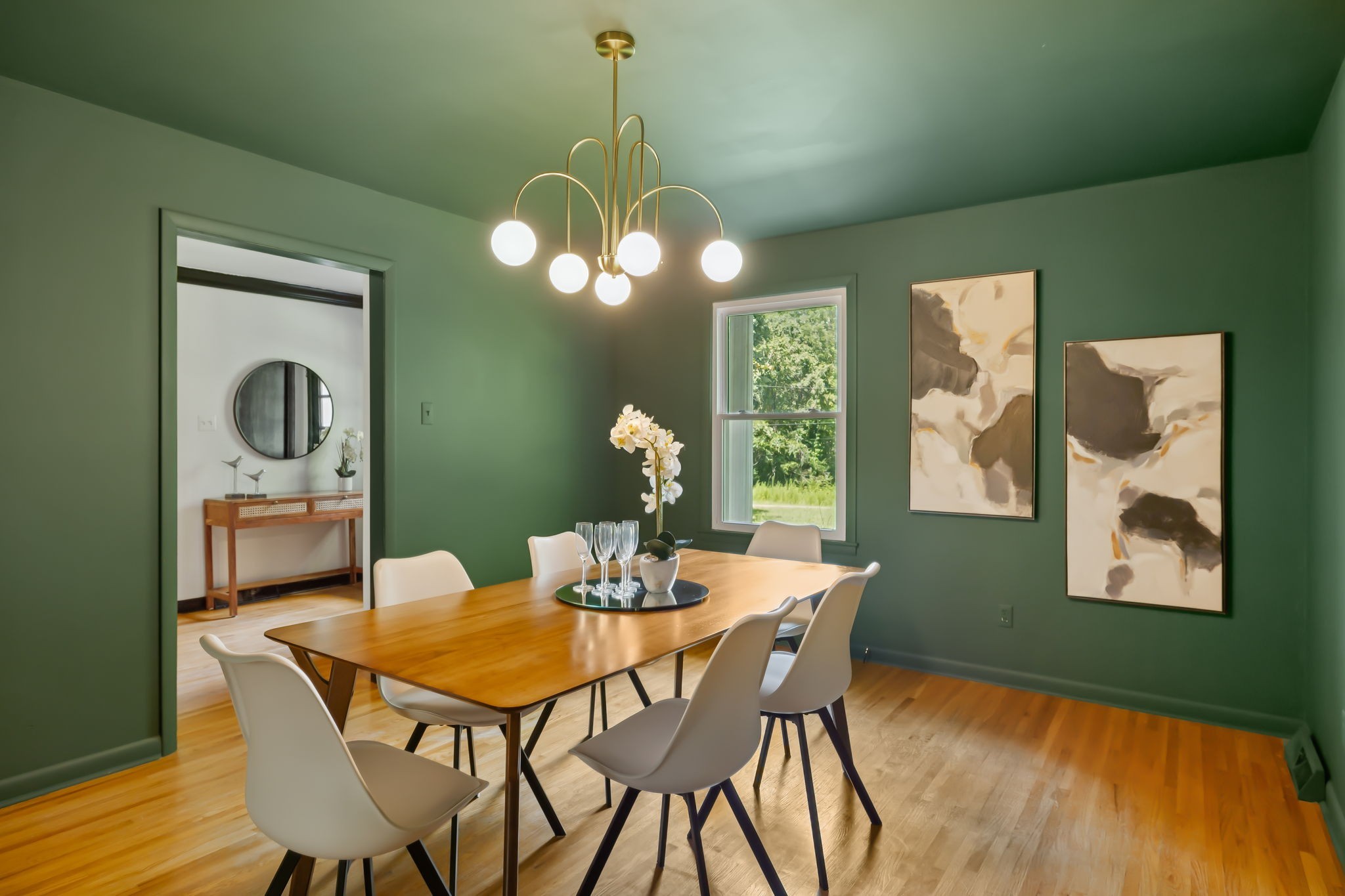 7199 Harper Road Joelton, TN 37080 - Photo 20 of 56 a view of a dining room with furniture window and wooden floor