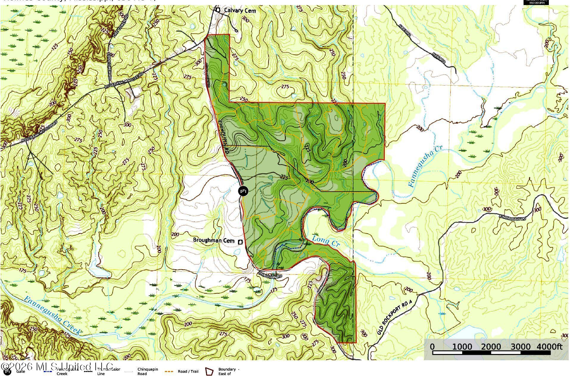 Chinqupin Road Lexington, MS 39095 - Photo 14 of 210 1 topo - Chinquapin 650