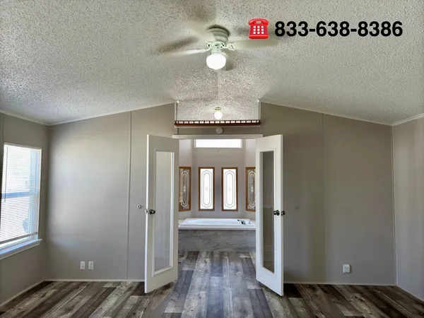 a view of an entryway with a window