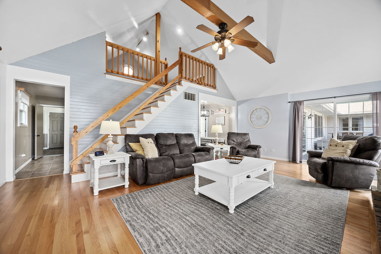 3560 Bass Court Morris, IL 60450 - Photo 6 of 34 a living room with furniture and a ceiling fan