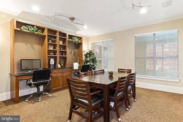 a view of a workspace and a window