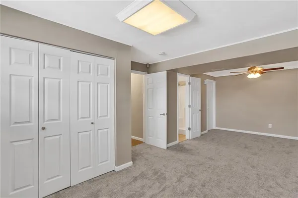 a view of an empty room