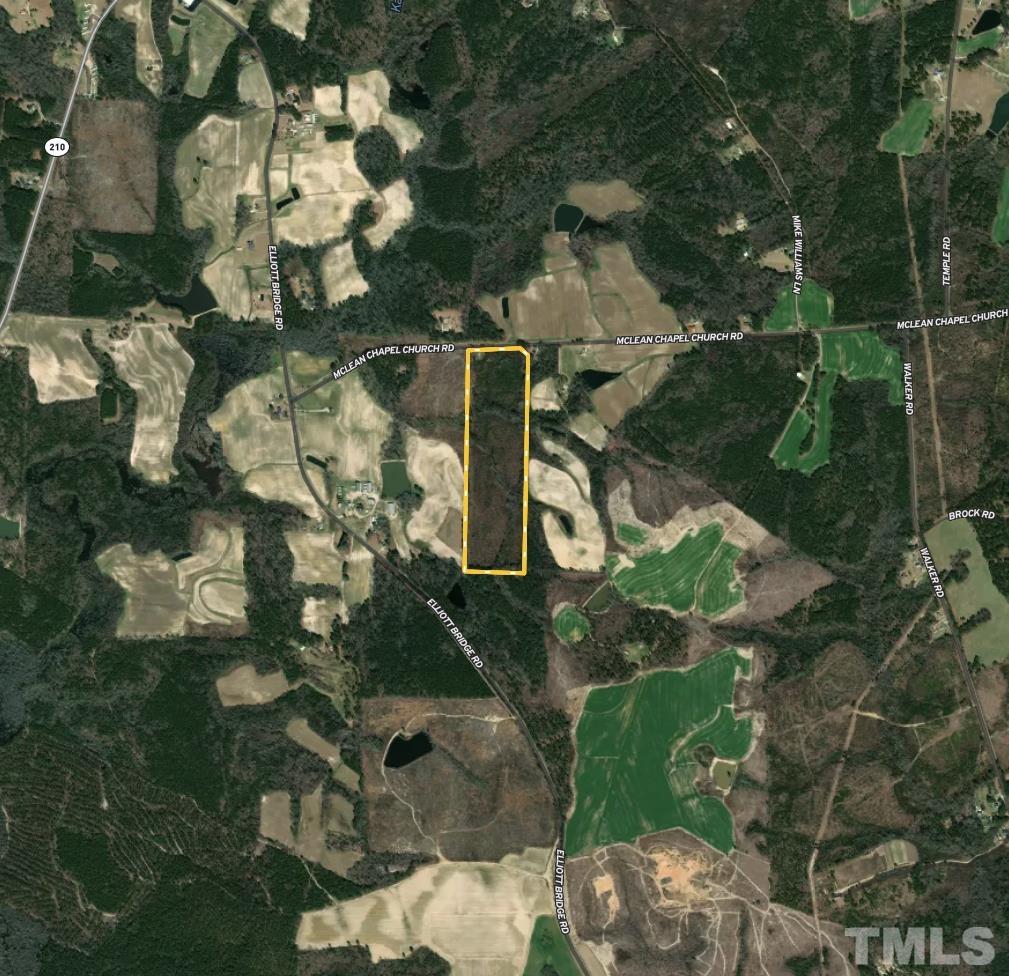 0 North McLean Chapel Church Road Bunnlevel, NC 28323 - Photo 16 of 16 an aerial view of a house with a yard