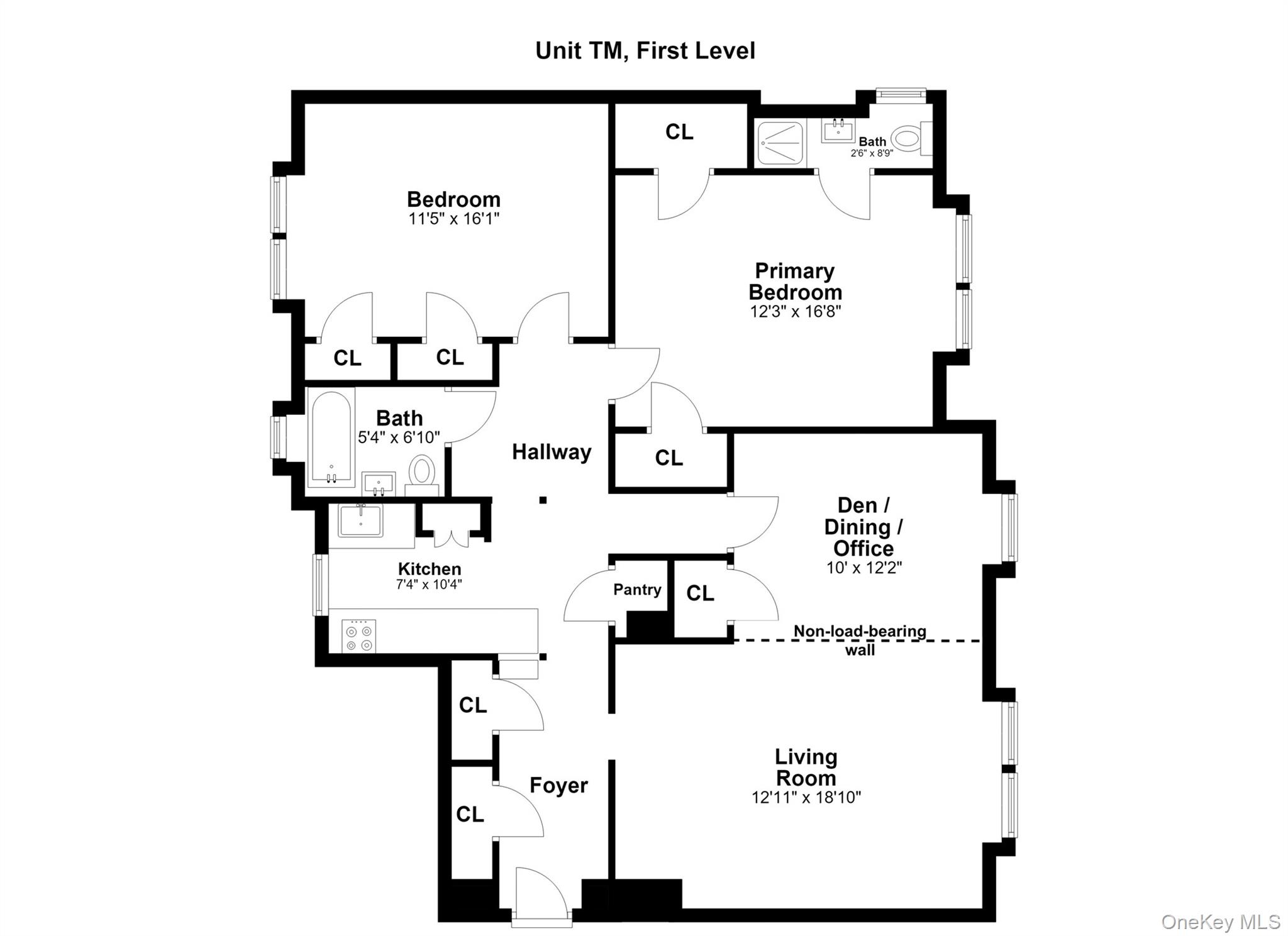 192 Garth Road, Unit TM Scarsdale, NY 10583 - Photo 34 of 34 Floorplan