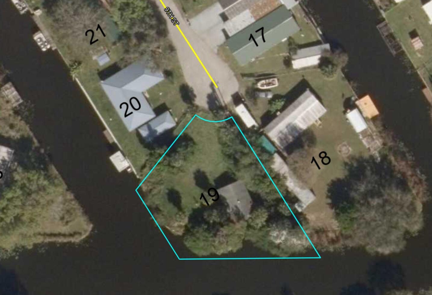 1244 9th Street Okeechobee, FL 34974 - Photo 3 of 4 Jordan_aerial lot 19