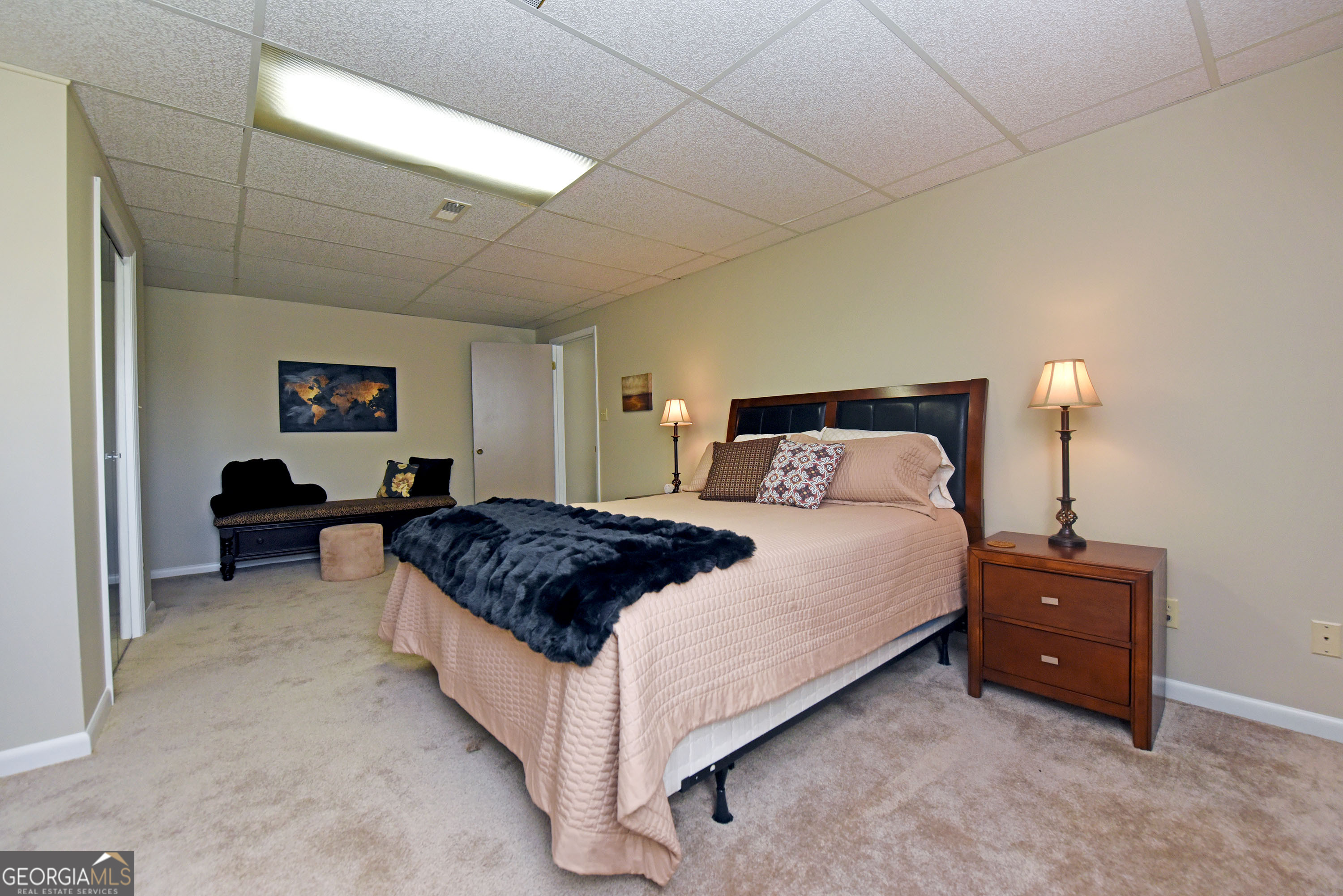 382 Pat Colwell Road, Unit TRACT 1 Blairsville, GA 30512 - Photo 35 of 43 a spacious bedroom with a bed and a lamp on roof