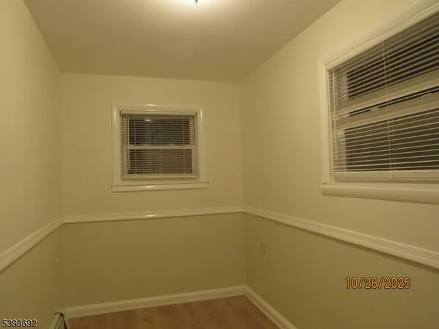 a bathroom with a window