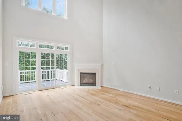 a view of a house with a large window