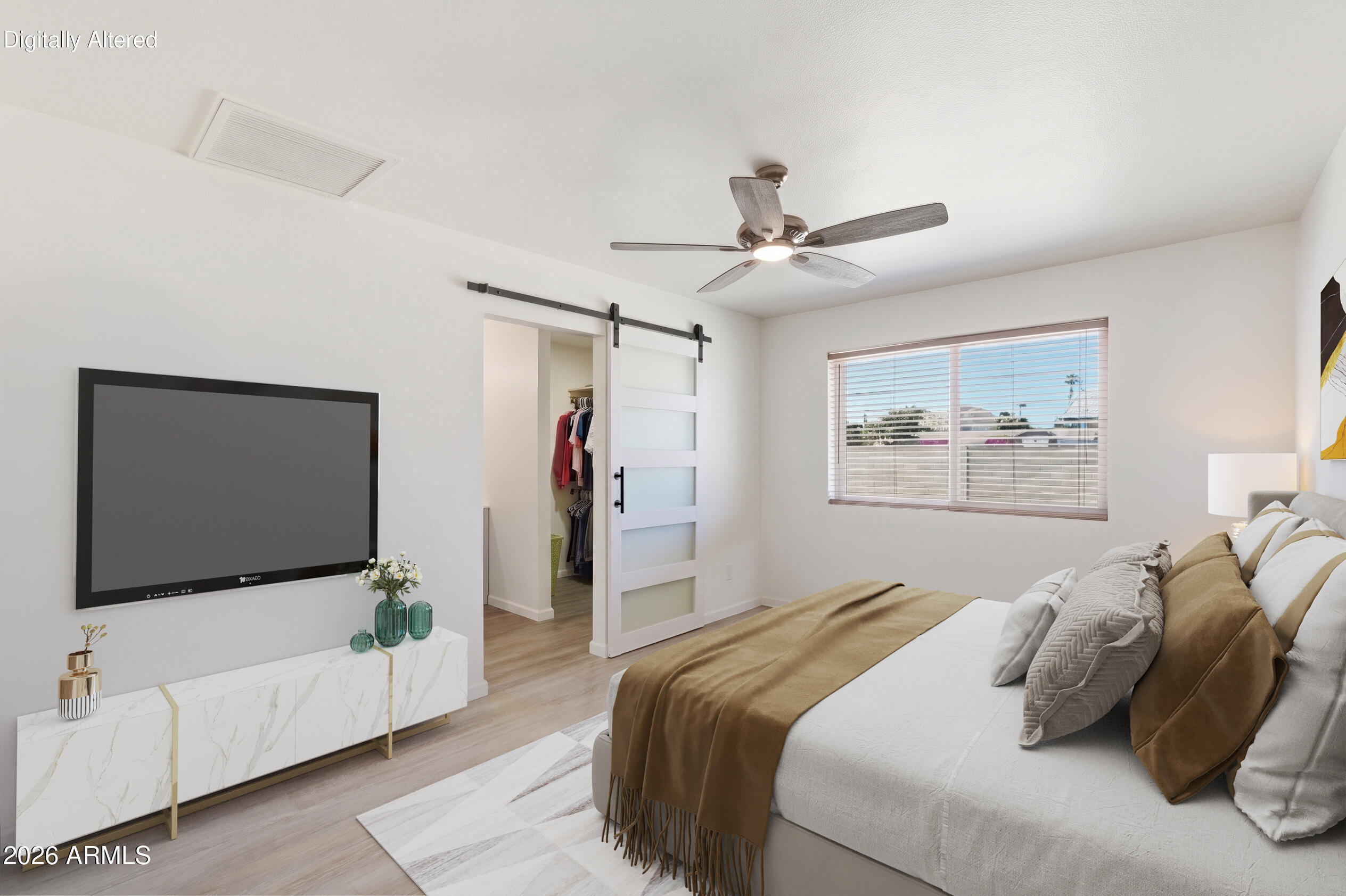 2826 East Cactus Road Phoenix, AZ 85032 - Photo 5 of 21 Staged Primary Bedroom