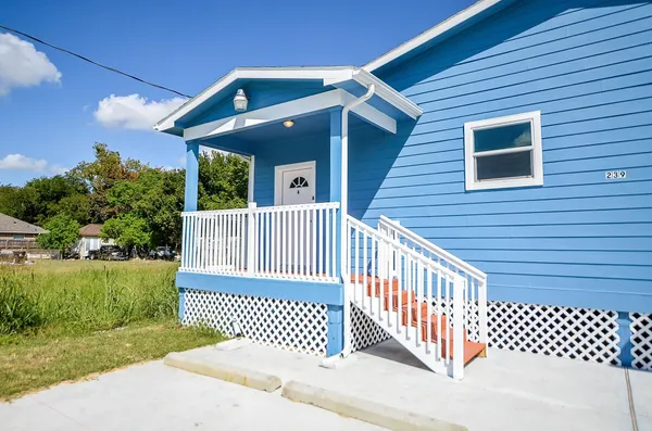 a view of a house with a deck