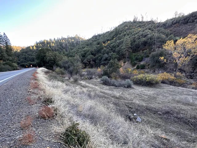 a view of a dry field