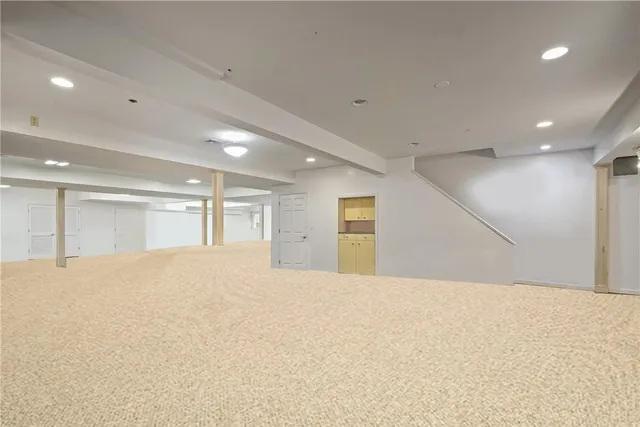 a view of an empty room