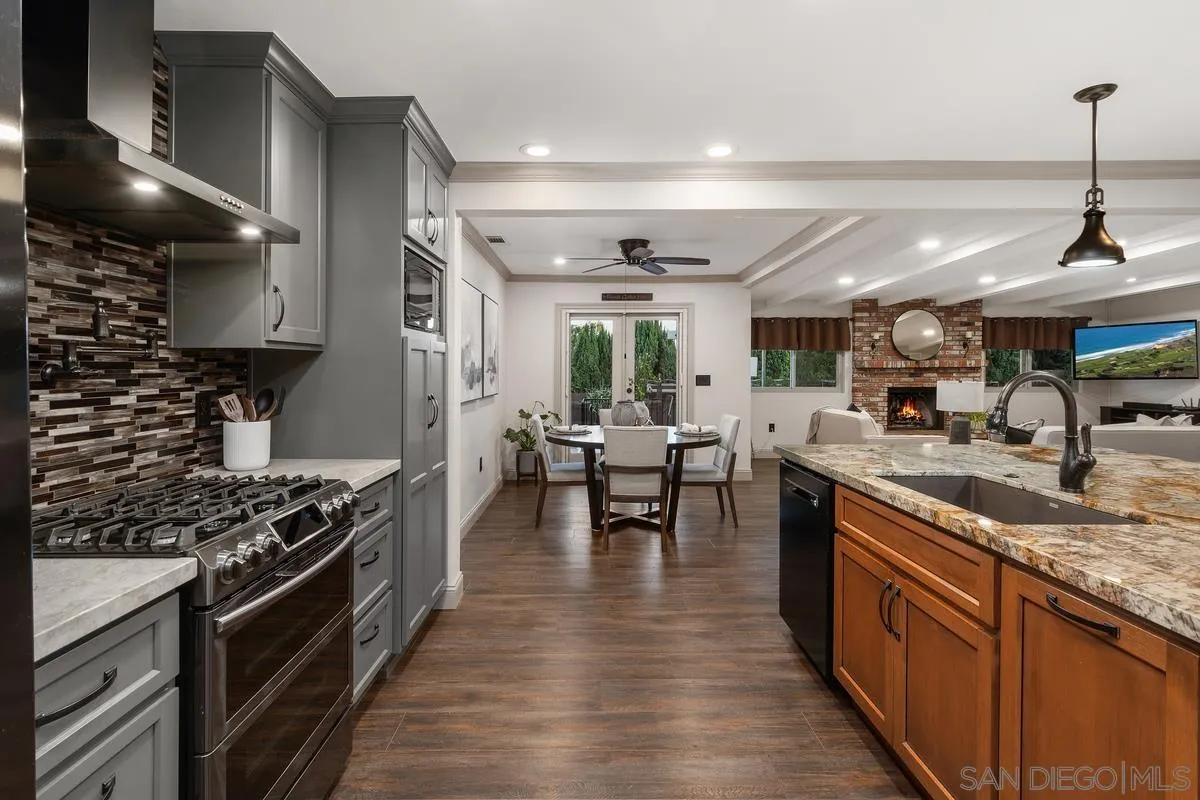 9469 Pike Road Santee, CA 92071 - Photo 7 of 39 a kitchen with lots of counter top space