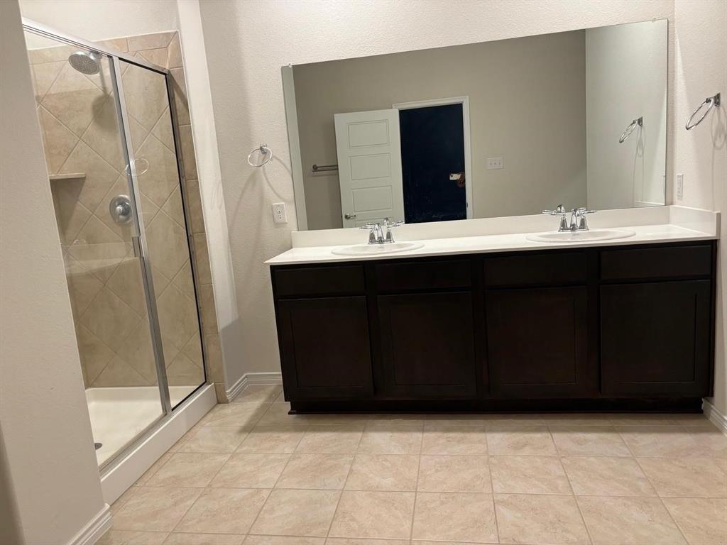 4617 Azurite Road Little Elm, TX 76227 - Photo 4 of 12 a bathroom with a sink and a mirror