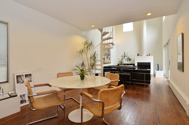 63 Abbotsford Road Winnetka, IL 60093 - Photo 9 of 25 a dining room with furniture and wooden floor