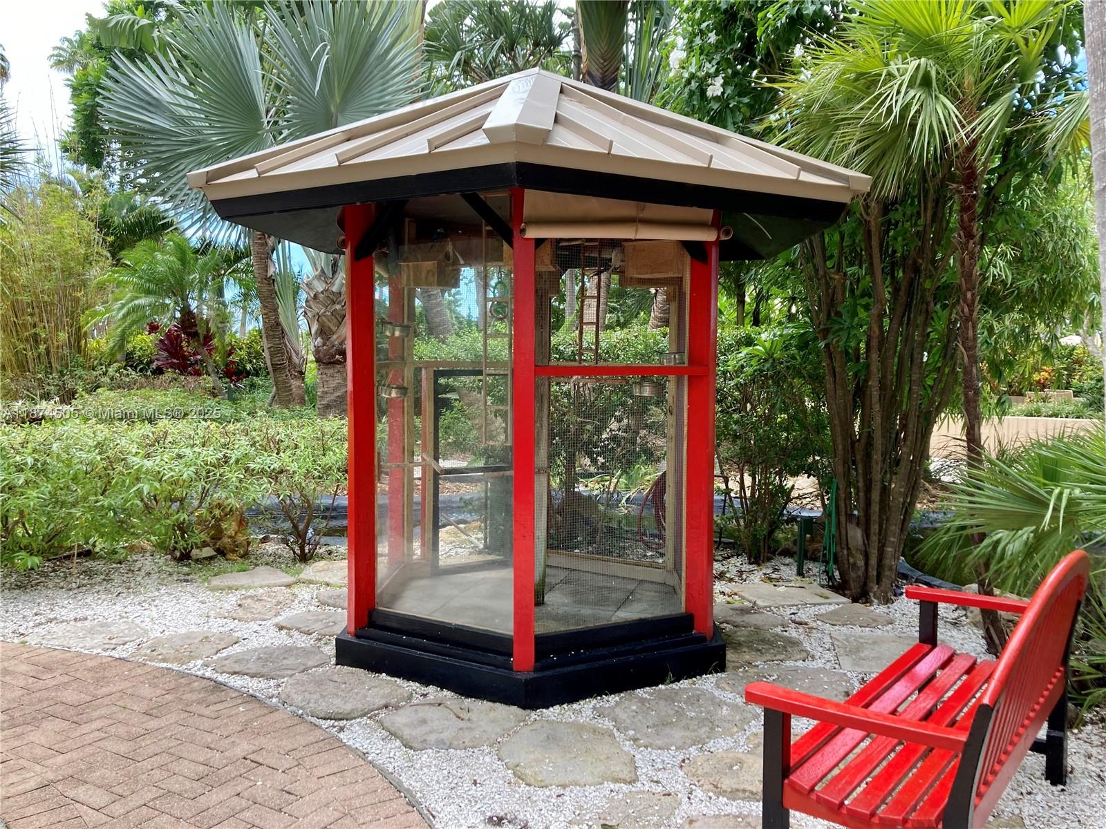 1111 Crandon Boulevard, Unit B606 Key Biscayne, FL 33149 - Photo 31 of 33 a view of outdoor space yard and patio